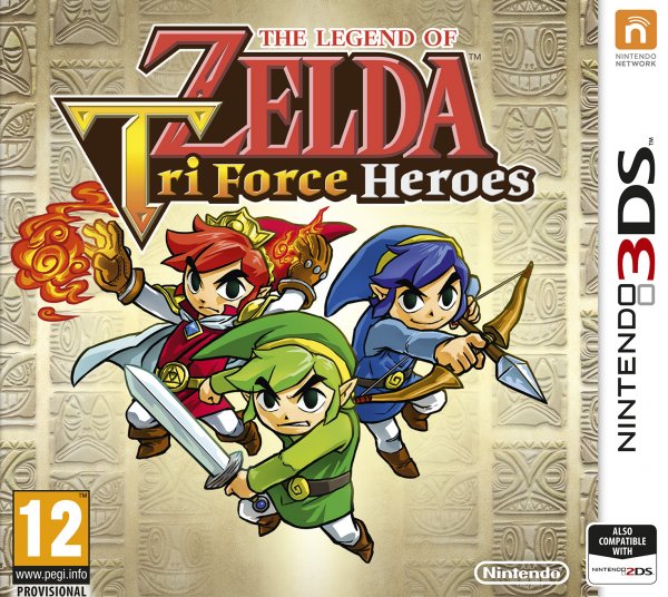 The Legend Of Zelda:tri Force Heroes 3DS