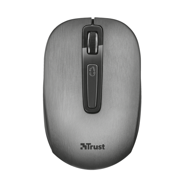Ratón Trust Wireless Mouse Aera - Grey (sensor Optico De 800 - 1.600 Ppp Reales)