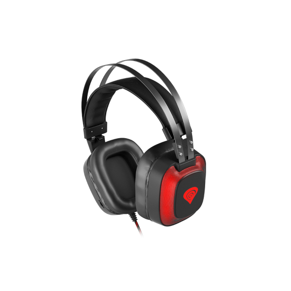 Auriculares Gaming Genesis Radon 720 7.1 Virtual Microfono Invisible Negro