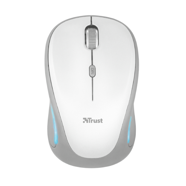Ratón Trust Wireless Mouse Yvi Fx - White (sensor Optico De 800 - 1.600 Ppp Reales)