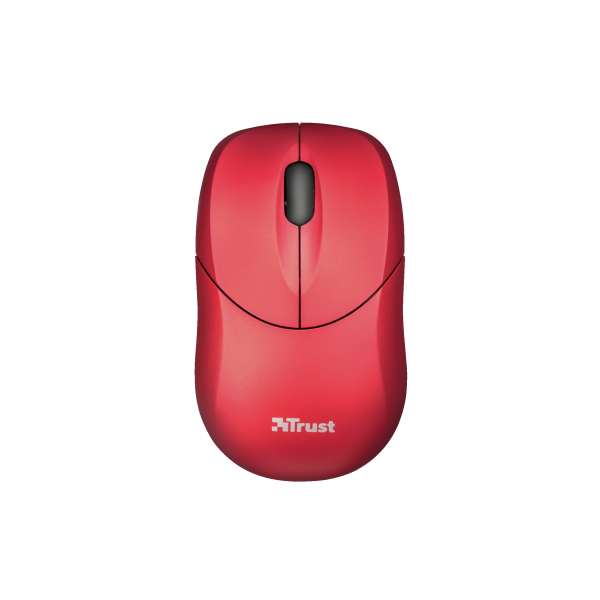 Ratón Trust Wireless Mouse Inu - Red (sensor Optico De 1.000 Ppp Reales)