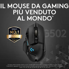 Ratón Gaming Logitech G502 Hero - 25600 DPI