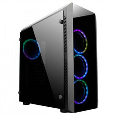 Caja Gaming Chieftec Scorpion Ii Rgb Negra Cristal Temp Pn: Gl-02b-op Ean: 0753263075741