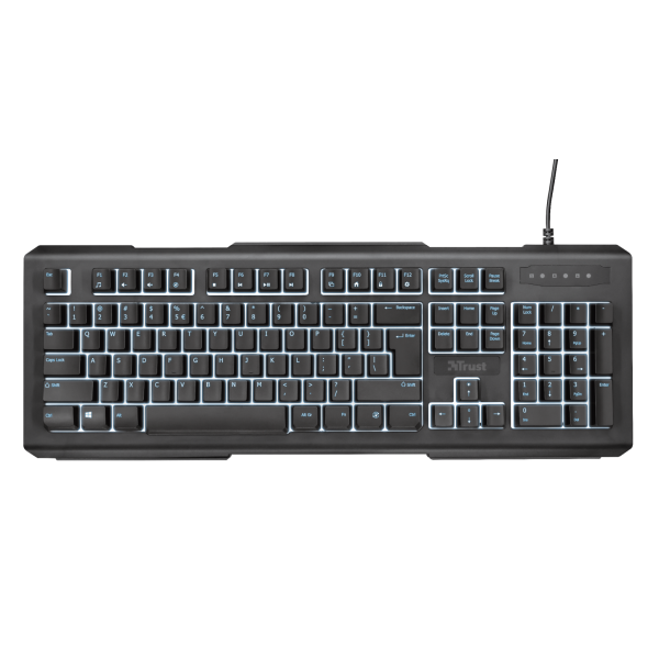 Teclado Trust Multimedia Backlit Keyboard Lito