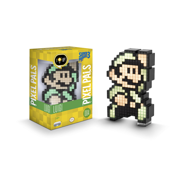 Figura Pixel Pals Luigi Super Mario Bros 3 (004) 15 Cm