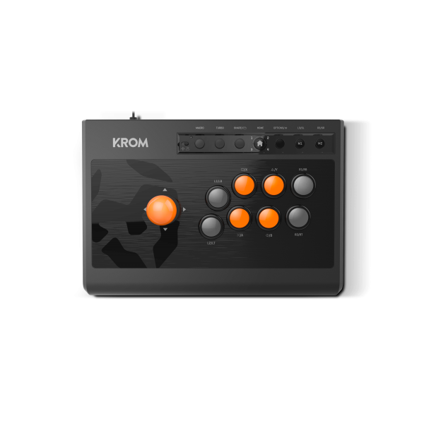 Krom Kumite Negro USB Panel de mandos tipo máquina recreativa Analógico/Digital PlayStation 4, Playstation, Playstation 3, Xbox One