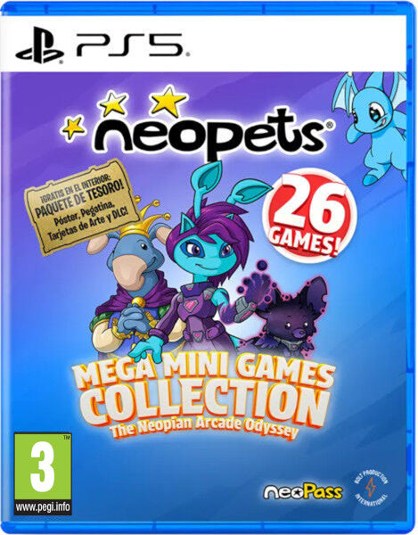 Neopets - Mega Mini Games Collection The Neopian Arrcade Odyssey (26 Games) Sony Playstation 5 PS5