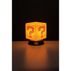 Lampara 3d paladone nintendo super mario question block