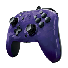 Mando Pdp Faceoff Deluxe + Audio Wired Controller Purpura ( Switch 2 )