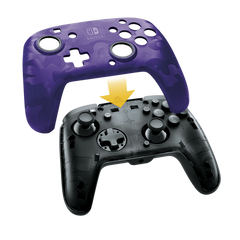 Mando Pdp Faceoff Deluxe + Audio Wired Controller Purpura ( Switch 2 )