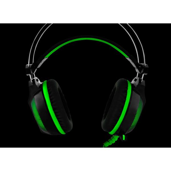 Auri + Mic 3.5mm 3go Gaming Hadlok Cascos Negro/verde Pn: Hadlok Ean: 8436531559052