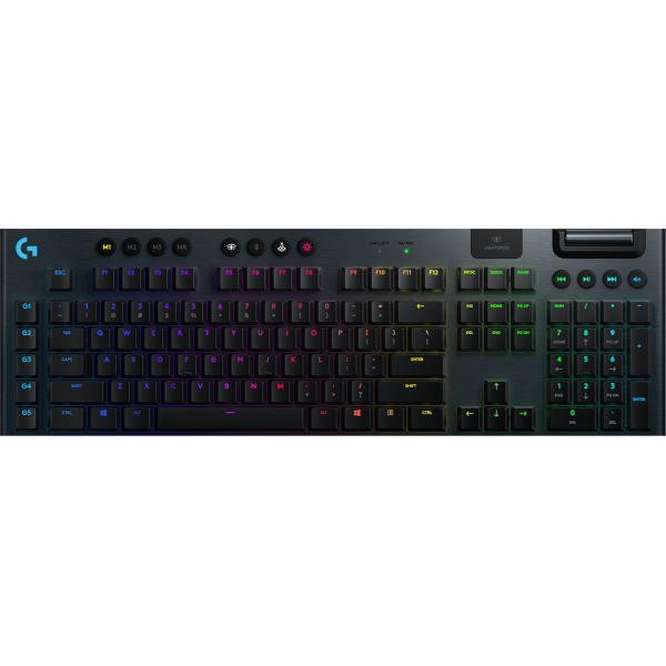 Teclado logitech g915 gaming lightspeed usb bluetooth negro