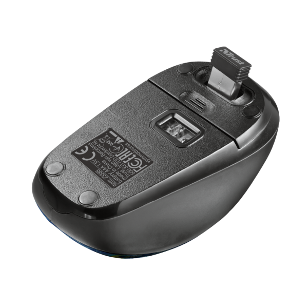 Ratón Trust Yvi Wireless Compact Mouse Peacock (sensor Optico De 800 - 1.600 Ppp Reales)