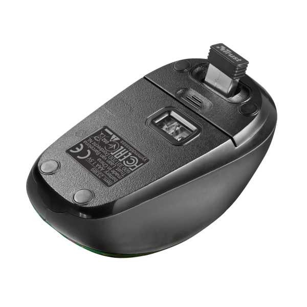 Ratón Trust Yvi Wireless Compact Mouse Toucan (sensor Optico De 800 - 1.600 Ppp Reales)