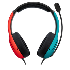 Accesorio Pdp Lvl 40 Wired Stereo Gaming Headset Blue/ Red (azul/rojo) ( Switch 2 / Switch / Lite )