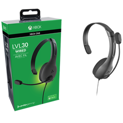 XBOX ONE Pdp Wired Headset Lvl 30 (gris)