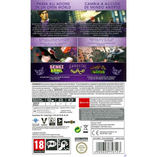 Saints Row: The Third The Full Package Nintendo Switch