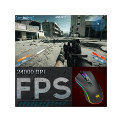 Redragon - Cobra Fps Ratón Gaming Rgb Negro