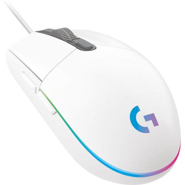 Ratón Gaming Logitech G102 Lightsync Blanco - 8000DPI