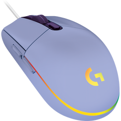 Raton gaming logitech g102 lightsync lila