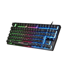 Combo Teclado con cable y Ratón Mars Gaming MCPTKLES RGB 3200DPI Diseo TKL Espaol USB