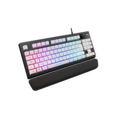 Teclado Gaming Mars Gaming MKAX RGB USB Blanco