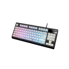 Teclado Gaming Mars Gaming MKAX RGB USB Blanco
