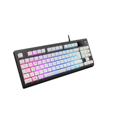 Teclado Gaming Mars Gaming MKAX RGB USB Blanco