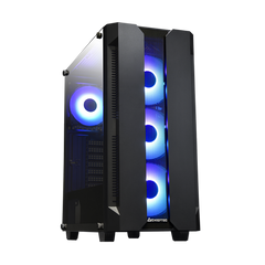 Caja Gaming Chieftec Hunter Gs -01b-op Rgb Negra Cristal Temp Pn: Gs-01b-op Ean: 0753263077226