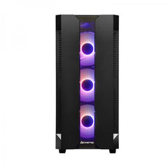 Caja Gaming Chieftec Hunter Gs -01b-op Rgb Negra Cristal Temp Pn: Gs-01b-op Ean: 0753263077226