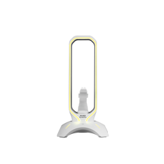 Mars Gaming MHHPRO Para Ratón + HUB 2x USB 3.0 Blanco - Accesorio Gaming Soporte Auriculares + Bungee