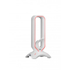 Mars Gaming MHHPRO Para Ratón + HUB 2x USB 3.0 Blanco - Accesorio Gaming Soporte Auriculares + Bungee