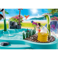 Playmobil piscina divertida con rociador de agua