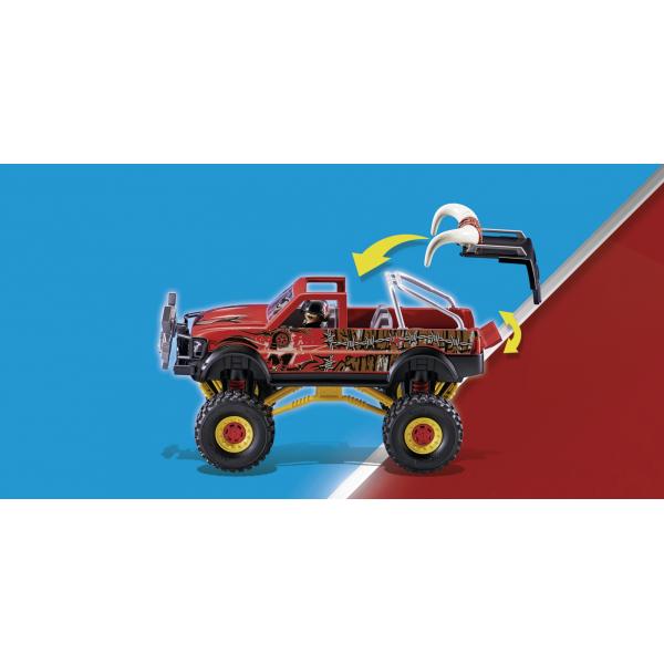 Playmobil stuntshow monster truck horned