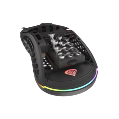 Raton Gaming Genesis Xenon 800 Rgb Con Pesos Sensor Pmw 3389 16000 Dpi