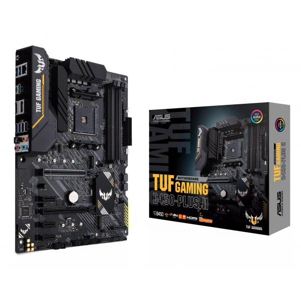 ASUS TUF GAMING B450-PLUS II AMD Ryzen 3 Zócalo AM4 128GB ATX Negro
