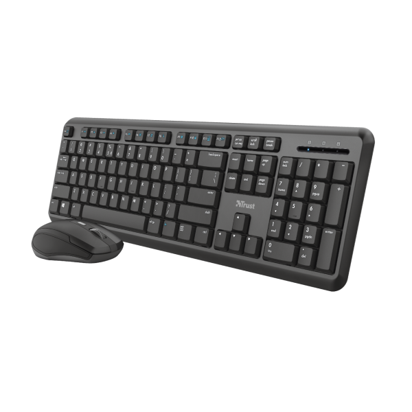 Gaming Pack Trust Wireless Silent Keyboard And Mouse Set Tkm-350 (windows/ Mac Os/ Chrome Os)