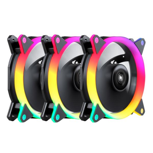 Ventilador 12cm Gaming Argb Pack 3 Unds Candy 30 Pn: 51801 Ean: 6940533544951
