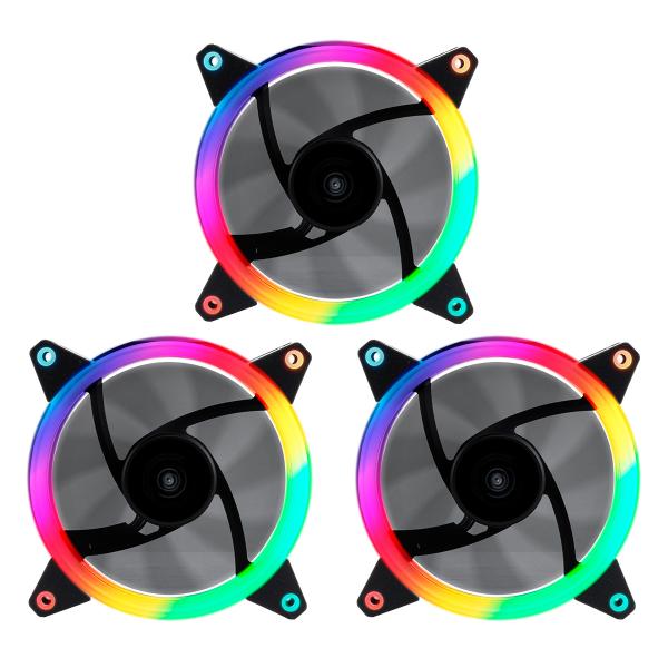 Ventilador 12cm Gaming Argb Pack 3 Unds Candy 30 Pn: 51801 Ean: 6940533544951