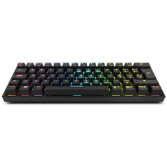 Teclado Mini Krom Gaming Kluster Bluetooth Retroiluminado Mecanico Negro