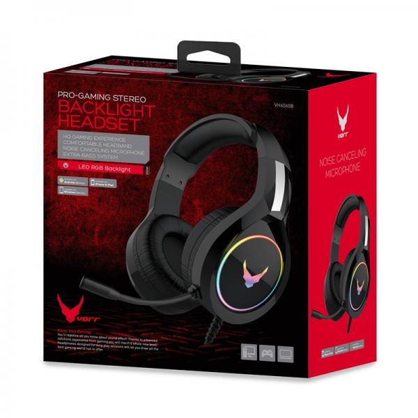 Auri + Mic 3.5mm Platinet Gaming Rgb Cascos Negro Pn: Wh6060b Ean: 5907595452069