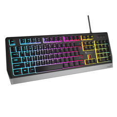 Teclado Gaming Genesis Rhod 300 Usb Retroiluminado Negro