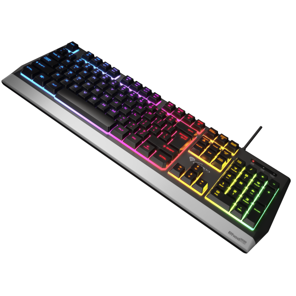 Teclado Gaming Genesis Rhod 300 Usb Retroiluminado Negro