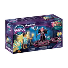 Playmobil fantasia crystal fairy y bat fairy con animales del alma