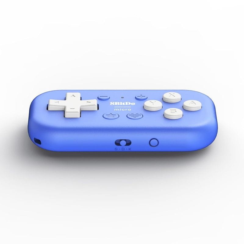 Gamepad 8BitDo Micro Bluetooth Azul - Mando para Nintendo Switch/Android