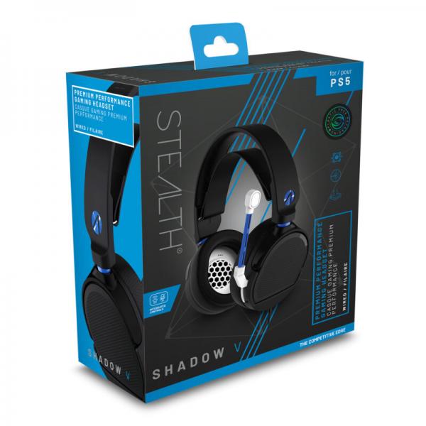 Cascos Stealth Stereo Gaming Headset Sp Shadow V Black (negro) Playstation 5 PS5