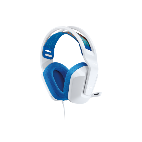 Auriculares con microfono logitech g g335 gaming jack 3.5mm blanco