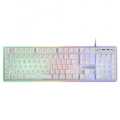 Mars Gaming Mcpxwpt Combo Teclado+rat?n+alfombrilla Blanco Pt