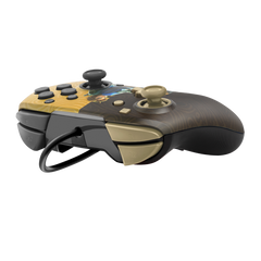 Mando Pdp Faceoff Deluxe + Audio Wired Controller Zelda Breath Of The Wild Negro/oro ( Switch 2 )