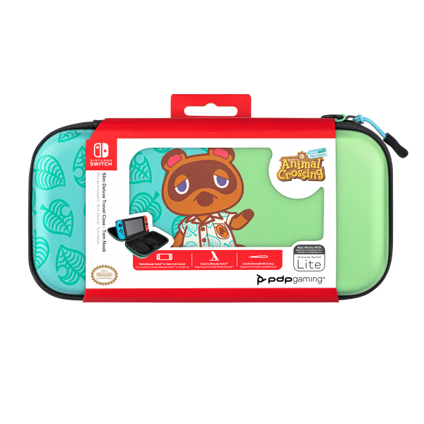 Accesorio Pdp Slim Deluxe Travel Case Animal Crossing New Horizon Tom Nook (lite)